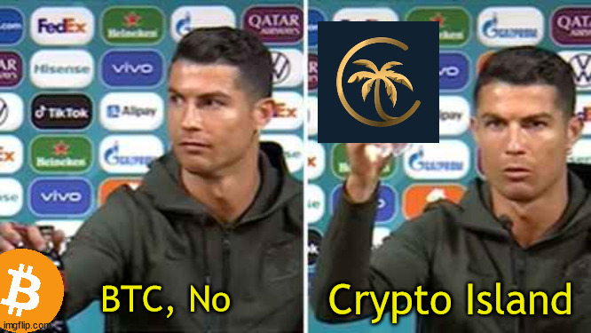 lhcrypt's tweet image. Cristiano knows what&apos;s best! @Cryptoislandgr1

@LeopoldoHenryko @justacryptofan1 @leopoldohyk @CibeleMitchell @ehodere 
 
#CISLE #GAMECHANGER #MEMECONTEST #Giveaway #Freebnb