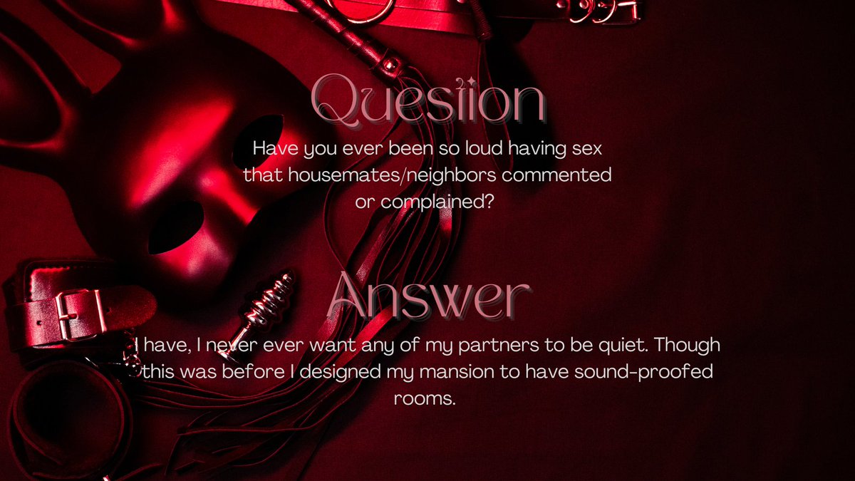 IMakeThemBow's tweet photo. This one is rather interesting, made me think of a time before I had my mansion. [He chuckles] 

#QuestionTimeWithTristan #SinfulSunday #TwistedDesires https://t.co/x0OOWa0HF8