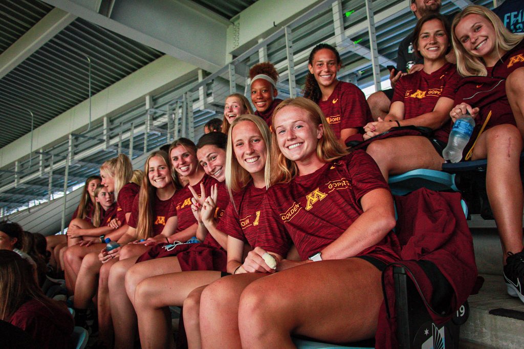 GopherSoccer's tweet image. Family Time 💛 

Let’s get this W @MNUFC 💪 #MNUFC