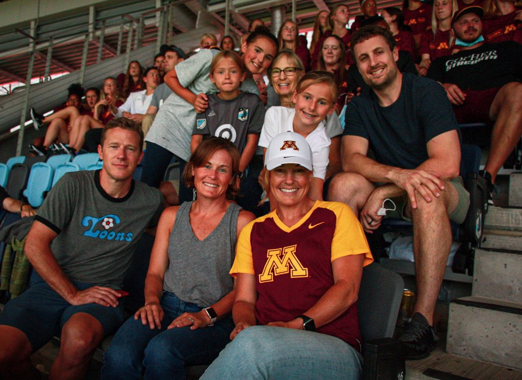 GopherSoccer's tweet image. Family Time 💛 

Let’s get this W @MNUFC 💪 #MNUFC