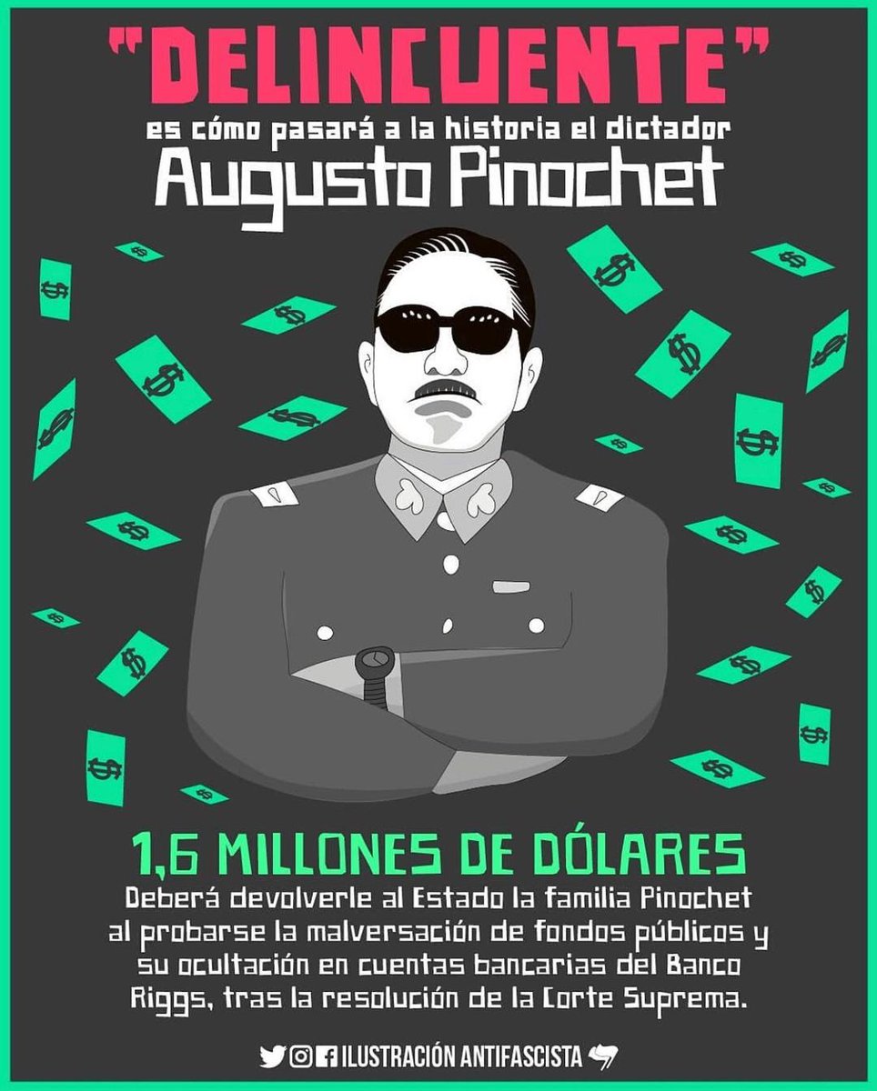 Intenta_Amar's tweet photo. #DerechaDelincuente #PinochoDelincuente https://t.co/NjgEv9ox7R