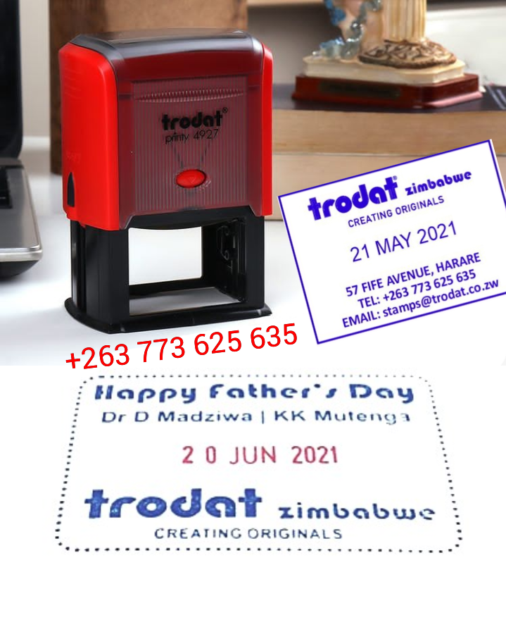 trodatzim's tweet image. Trodat date stamps in Harare, Bulawayo, Zimbabwe for companies, pharmacies, schools, banks, doctors, etc.

Call/WhatsApp: +263 773 625 635 

Trodat Printy 4727 is priced at USD$30.00

#trodat #datestamp #rubberstamp #stamps