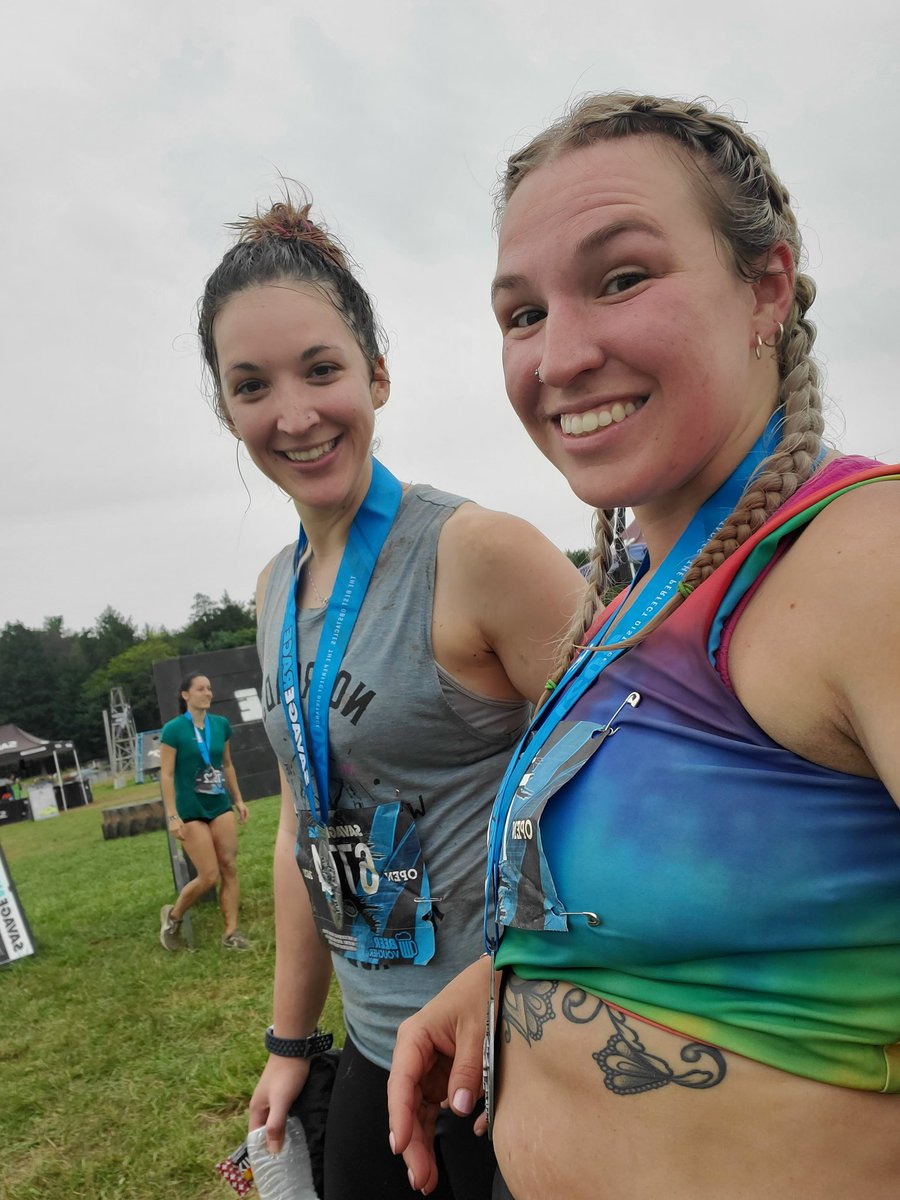 Ayooooo!! OVER six miles through the woods/creek and 28 obstacles! KILLED IT! 2hrs 19mins #trainsavage #letsgetsavage