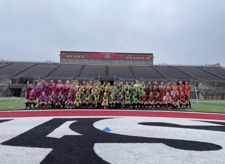SCSUHuskies_Soc's tweet photo. Incredible day at Husky Stadium. Thank you to all the players from 9 different states and 1 province for competing the Husky Way today! 🐾⚽️ #UnleashYourFuture #ItsTimetoWriteYourStory https://t.co/7C5jmpNzOR