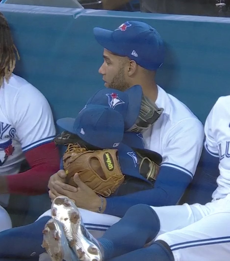 BlueJays's tweet photo. That one chair in everybody's room 😅 https://t.co/LJF3GYnPDc