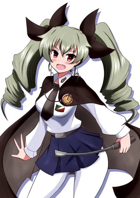 2年前に描いたアンチョビちゃんをリタッチしてました

#ガルパン
#garupan 