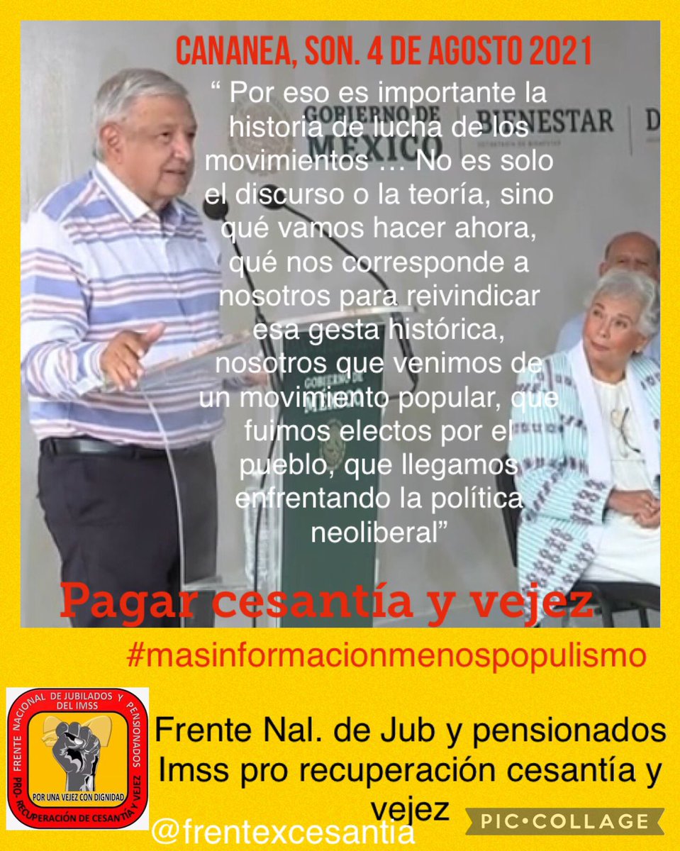 MarinaB03744379's tweet photo. FRENTE CESANTIA.
SR PRESIDENTE LOS JUBILADOS DEL IMSS,, SOLICITAMOS UNA PLATICA CON USTED. https://t.co/TF0JVi96zn