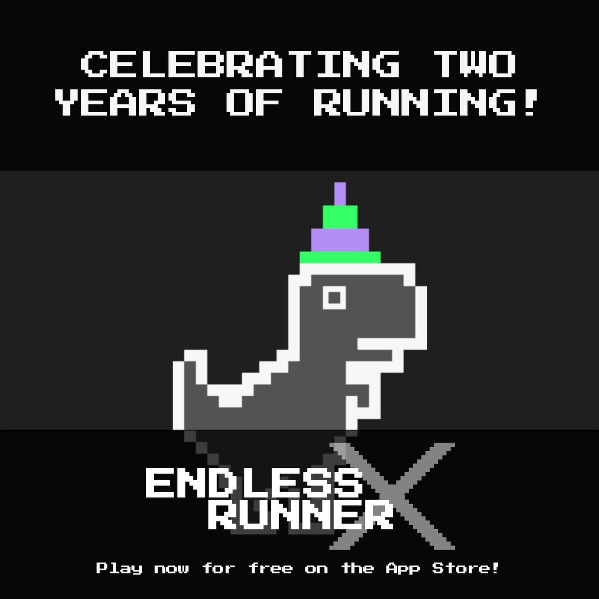 tbdGameCompany's tweet photo. To celebrate our two year anniversary of launching Endless Runner X we have added a new arcade level and provided support for Japanese! 🎉🦖🇯🇵

Download the game to try the new level here: https://t.co/QdHwoeL7vF https://t.co/gUIFCCDZy5