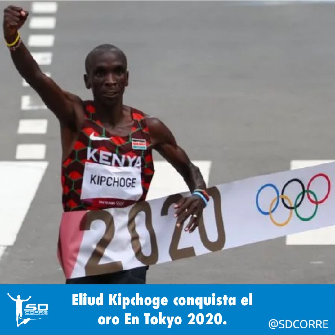 El keniano Eliud Kipchoge se corona campeón del maratón olímpico masculino en Tokyo 2020 con cronos de 2:08.38.

El podio lo completó el holandés Abdi Nageeye con un tiempo de 2:09.58 y el belga Bashi Abdi con 2:10.00.

 #Tokyo2020