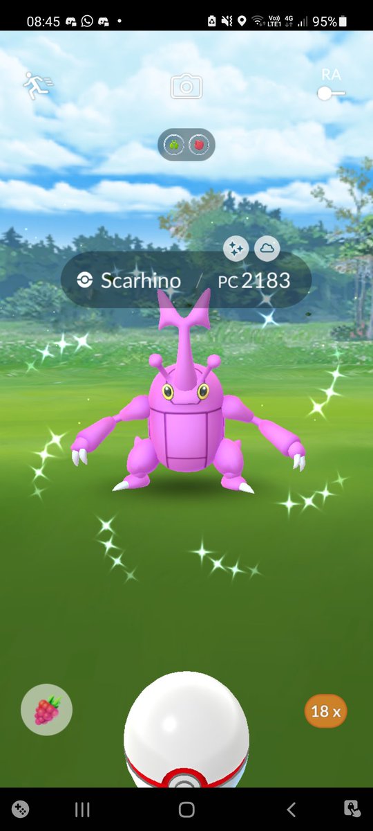 PoGoRohanD15's tweet photo. Oh yeah il fait plaisir le SHINY 🤩

#PokemonGOraid #PokemonGo #Pokemon #shiny #chromatique #scarhino https://t.co/AAlY0PlbUp