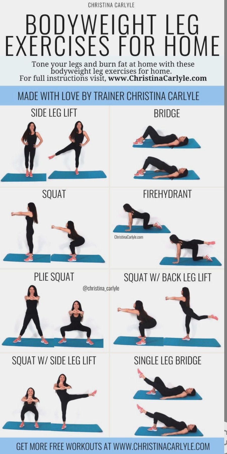 Beginner thigh online exercises