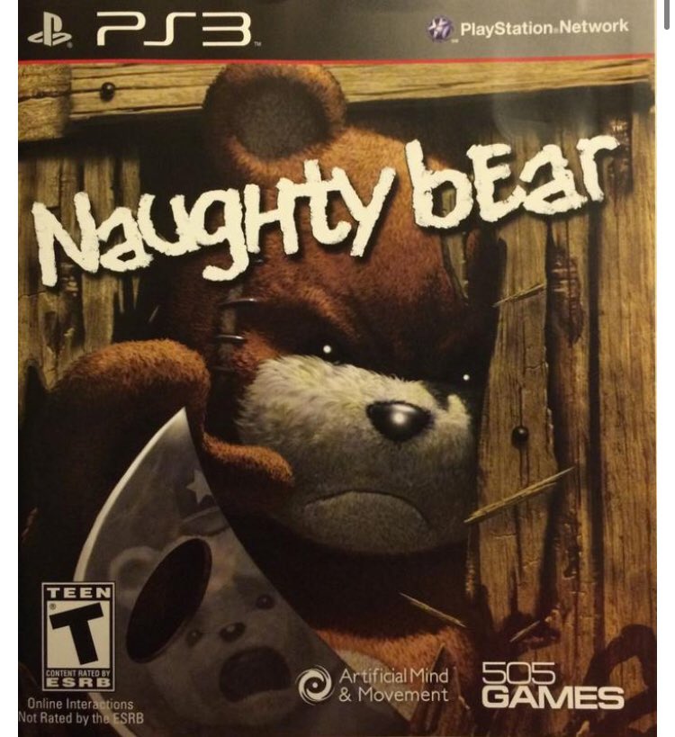 SoSludged's tweet photo. LIVE NOW 🚨 @LILBTHEBASEDGOD Reviews 🐻🔪
Naughty Bear
for PlayStation 3
(2006) https://t.co/tkTq0qktTy https://t.co/cFjSL4G95G