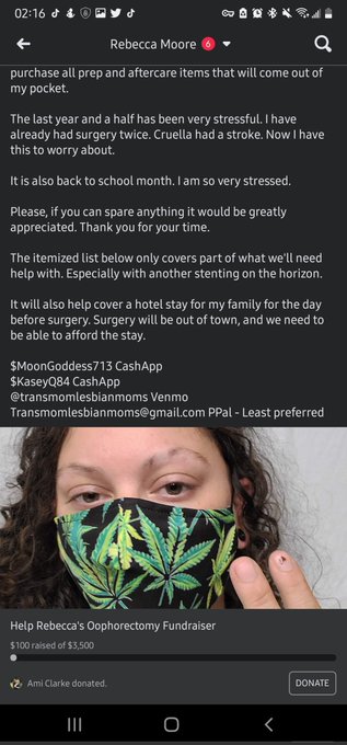 I need #help! Plz RT and ❤  to share this and hopefully get me the #funds I #need. Payment methods in<a href="/tag/help"class="tags">#help</a><a href="/tag/health"class="tags"><span>#health</span></a><a href="/tag/fundraiser"class="tags"><span>#fundraiser</span></a><a href="/tag/healthcare"class="tags"><span>#healthcare</span></a><a href="/tag/need"class="tags"><span>#need</span></a><a href="/tag/findom"class="tags"><span>#findom</span></a>