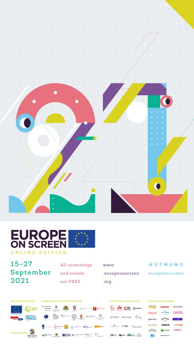 Europe on Screen (online edition) will be back on 15-27 September 2021. All films will be screened on FestivalScope.com for free!