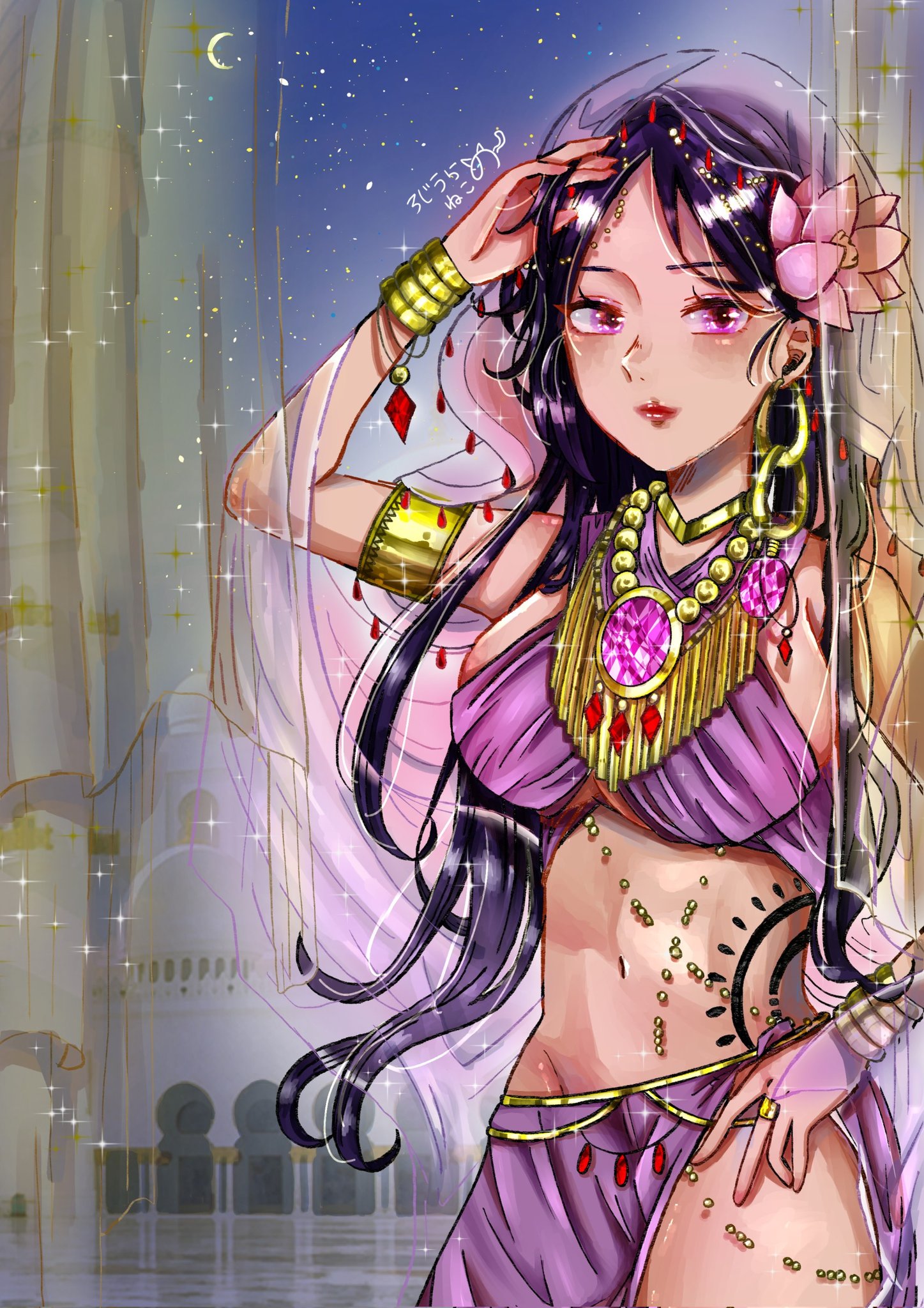 路地裏の猫 Auf Twitter 夏 っぽい何かを描きたくて アラビアンナイトʕ ӫ ʔ イラスト好きな人とつながりたい イラスト好きさんと繋がりたい 絵柄好みと思ったら相互フォローしませんか T Co Fgyiqotqug Twitter