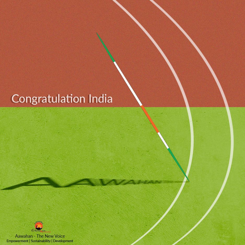 aawahanindia's tweet photo. Thanks Neeraj for giving us proud moment of joy.

#olympic2021 #tokyoolympic2020 #neerajchopra #indiawongold #goldenarm https://t.co/eNvMhPm5b4