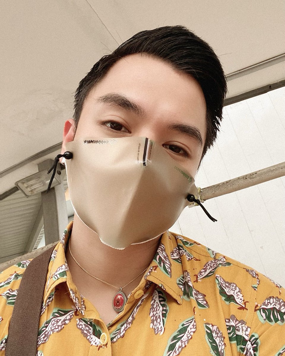 WBenzon's tweet photo. Wearing is caring, Mask up! #coppermask #newnormal #meday #pinoysg https://t.co/IhgUasqWsZ