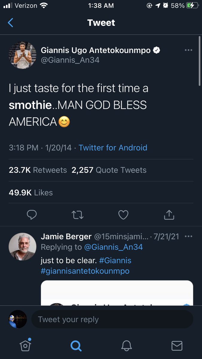 DylanKastenson_'s tweet photo. All this cuz this man won a ring @Giannis_An34 https://t.co/ONRZEXnN5j