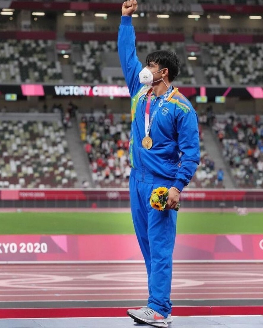 sidheart_here's tweet photo. 👏🥇 WELL DONE CHAMP
#goldmedal
#Gold #goldenboy https://t.co/3JJuZvBb17