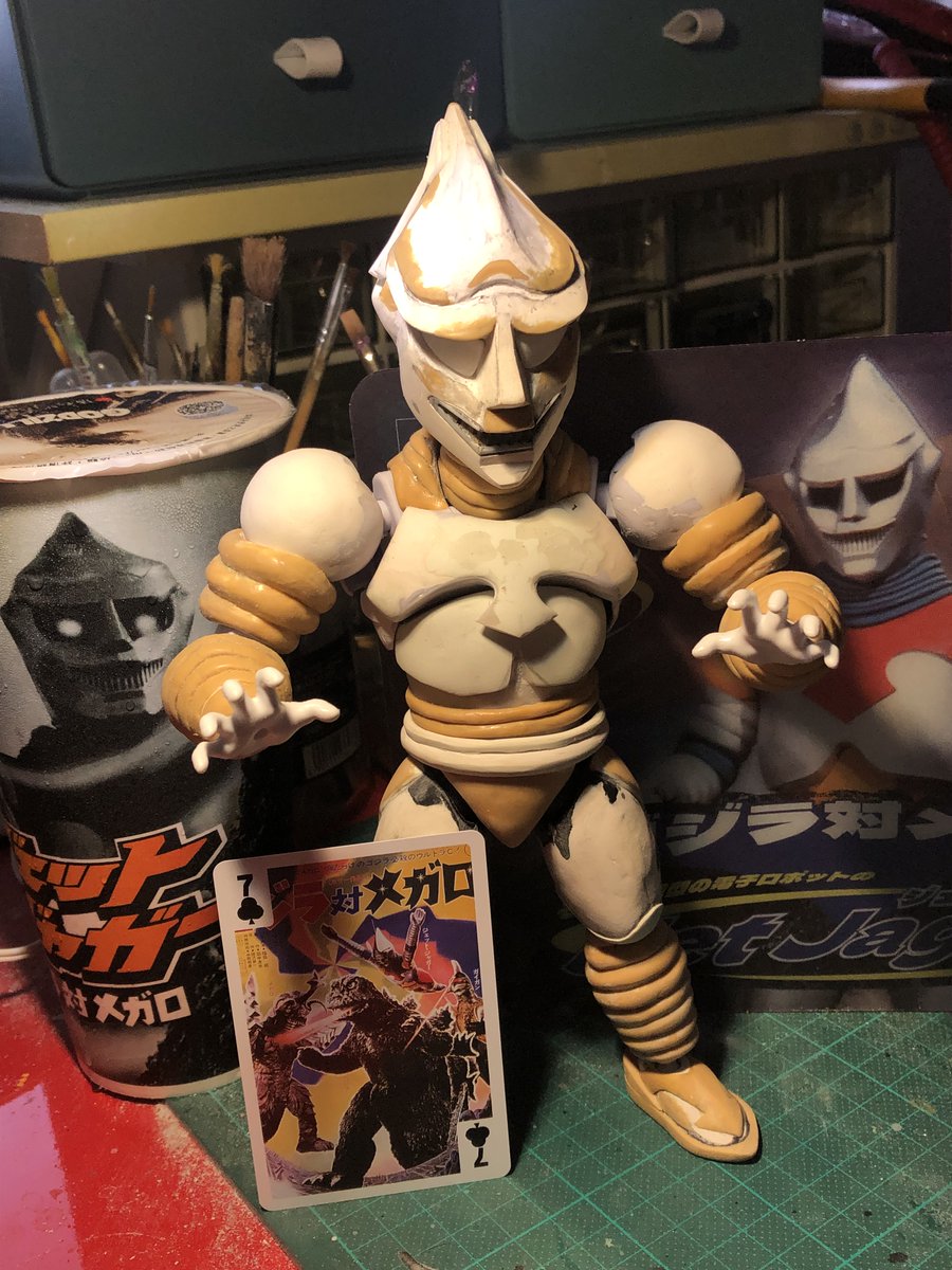 Angcomajohn's tweet photo. Jet Jaguar 4 
#GodzillaSP #清心福全 https://t.co/zzO2YjNFab