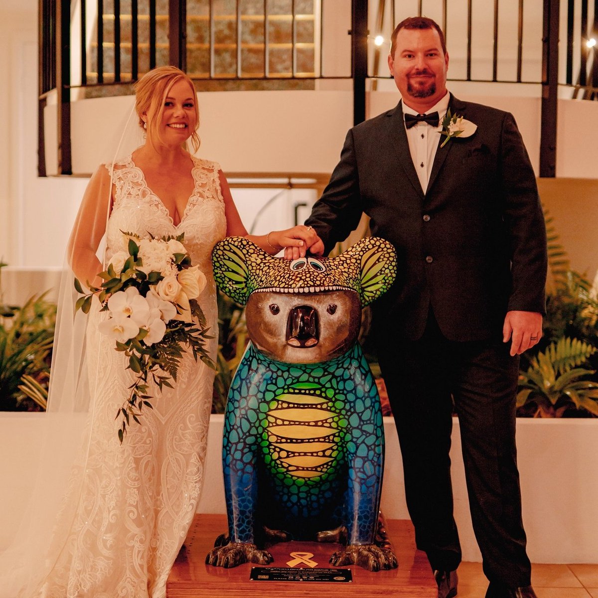 hellokoalas's tweet photo. Sharing the love to thank all #hellokoalas supporters for helping us reach > 5000 followers on fb. What better photo to do it with! Special thanks to Julie Leonard and husband Daniel for sharing this wonderful photo by Urban Folk Photography with Koalasaurus Max at @Sails_Resort https://t.co/xoAi1qTJNl
