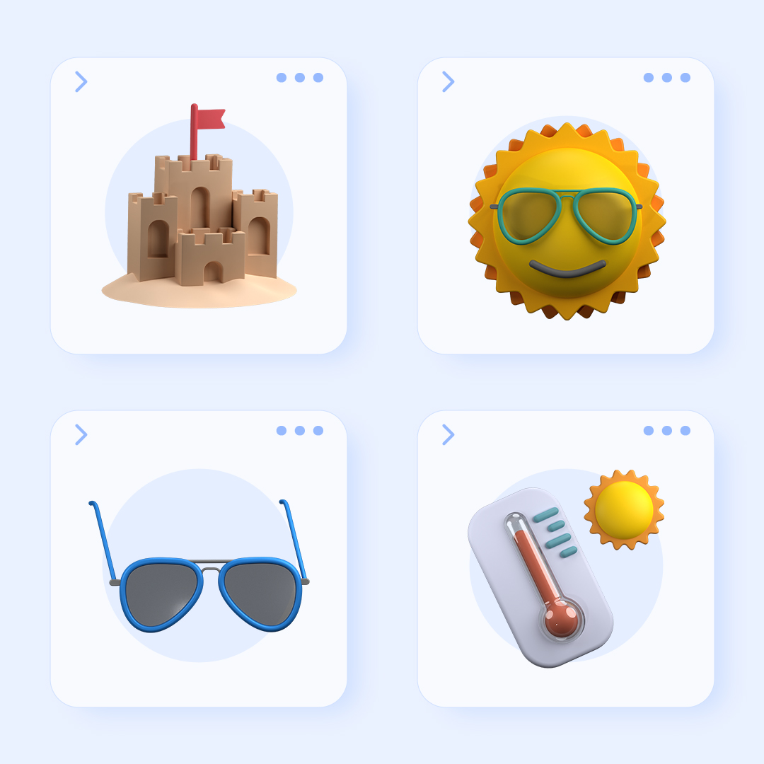 Finally, I'm ready to share my FREE 3D Summer Icons that I've been working on since last month.
.

- All done in Blender and made with ❤️
- Ready with .png &amp; .blend formats

Download now, link in bio
.
#freebies #3dsummer #3dicon #iconography