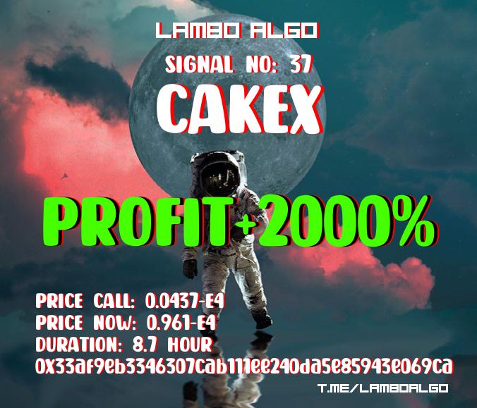 lamboalgo's tweet photo. 😱 What a Beast $CAKEX, we did X21 since call entry within 9 hours guys. Congrats to you all.

Join signal now: https://t.co/J404EVkfJl
#BSC #GEMCOIN #hiddengemNFT  #PLAYTOEARN #GAMEFI $SKILL $WSG $SLP $SHIB $MM $DVP $CRS $BTB $MES $SBF $KPAD $EVED $FARA $AXIE https://t.co/s8JJtkq7lP