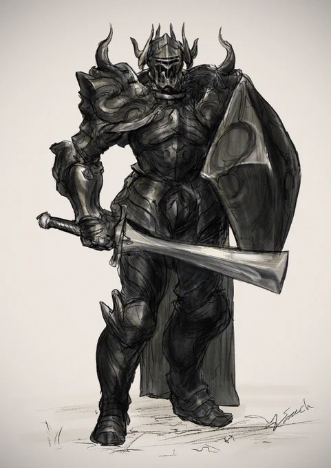 #見た人も無言で黒い何かをあげる 