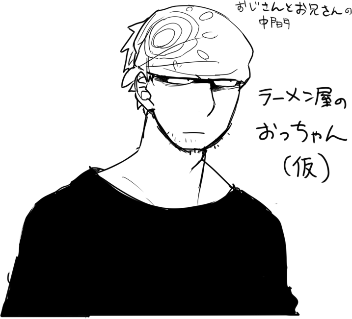 キャラが決まってないのでデザインだけストックしておこう 