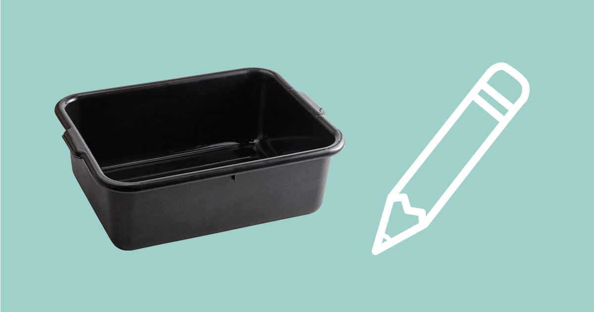 Stackable, dishwasher-safe, and sturdy, <a href="/tablecraft_fs/">TableCraft (Food Service)</a>’ versatile bus tubs check all the boxes. Order yours today: bit.ly/3fA4CKJ