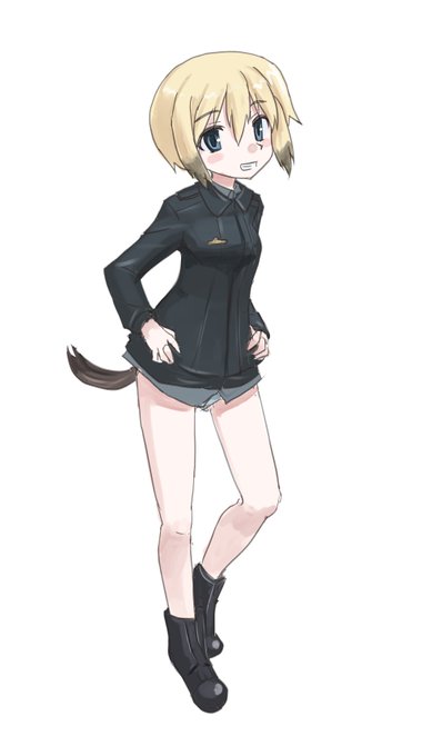 リクエスト絵進捗3/14 エーリカさん。 