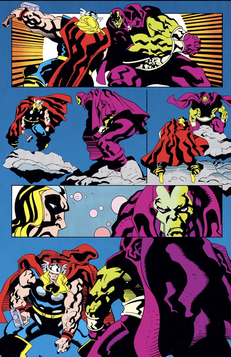sniktcast's tweet photo. #InfinityCrusade #Thor vs Drax (2/2) they fight to a standstill until the sun blows up, which I guess makes it a tie? 🤷♂️ https://t.co/tl63f0cSJB