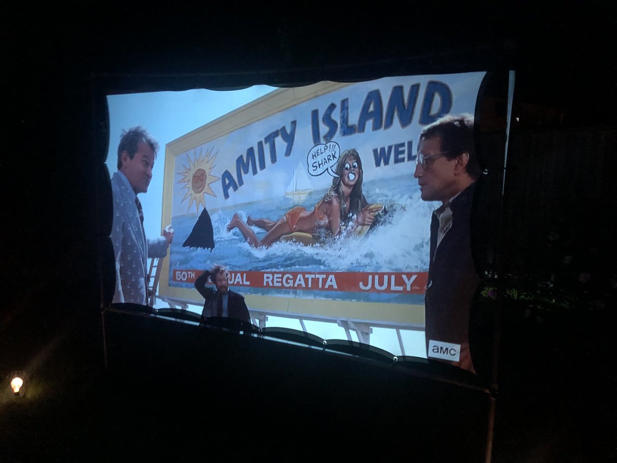 jeffwatson99's tweet photo. We’re watching the MOTHER of summer Blockbuster movies in the garden tonight! https://t.co/lKynSdStCR