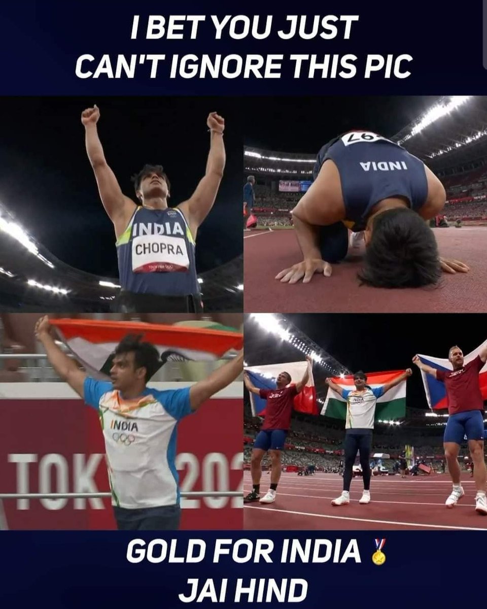 ravikumar__01's tweet photo. Finally!!! 🥰🥰
Jai Hind 🥇🥇
#NeerajChopra #Proud https://t.co/fBR7O0Us1l