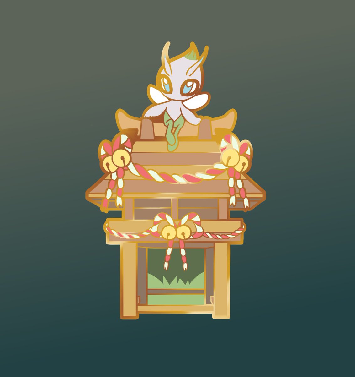 8bitmem's tweet photo. Hello twitter!! I've made some enamel pin designs of mythic legendary pkmn, which are on a kickstarter, but so far only Celebi is unlocked!! https://t.co/Y6CUKTDyj1  Please share and consider supporting <33 #enamelpin #pins #celebi #jirachi #pokemon #kickstarter #promotion https://t.co/EfEZGmbKgF