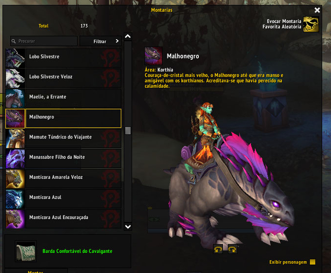 Olha só o item que acabei de ganhar! [Malhonegro] #Warcraft