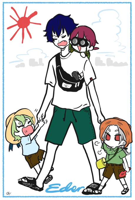 いい日和なので公園にいくジュンくんとちっこいえでん
がんばれ!ジュンくん! 