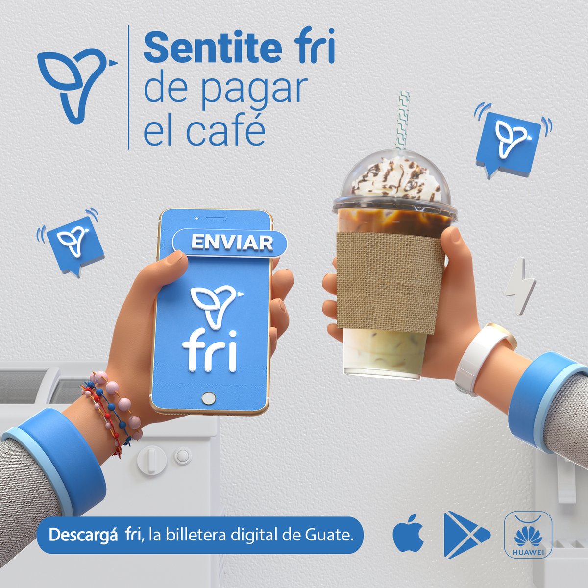 SoyFRI's tweet photo. Sentite fri de pagar el cafecito, los tacos o el sushi. Descargá la App https://t.co/pRDl2h8QN0 #SoyFri https://t.co/oqfoUm25za