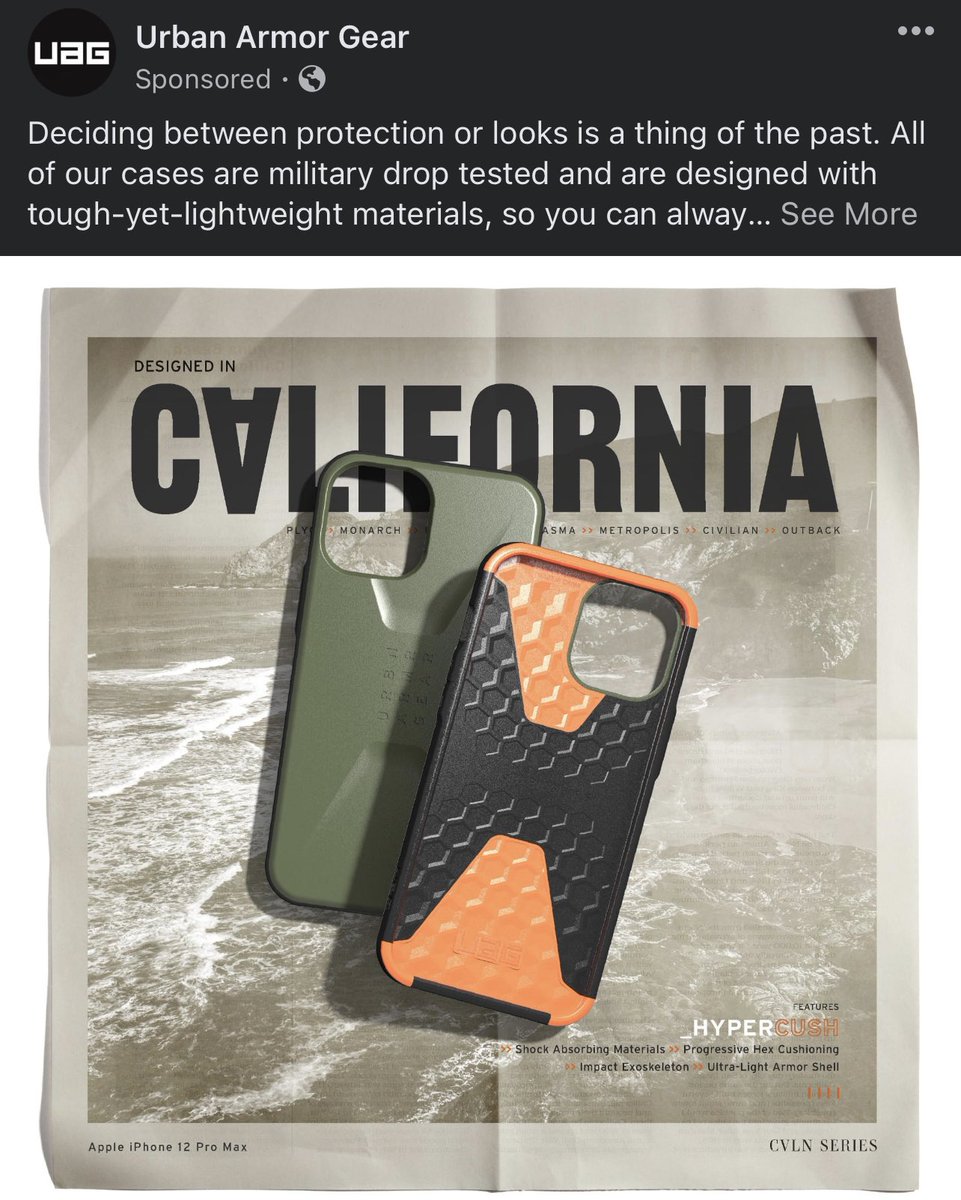 MatimusPrime's tweet photo. So I’m trying to figure this out.  I received this ad on #facebook when not 8hrs previous I had looked at one in a store. Now, I have asked the app not to track on my #iphone and I never mentioned the product or looked it up online. https://t.co/rl3NZsr8OM