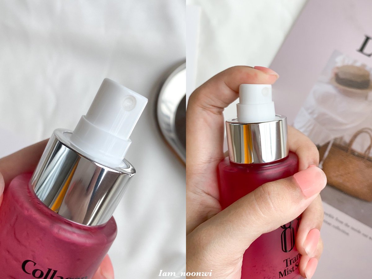 iam_noonwi's tweet photo. Collagen 88 Tranex Mist Serum คอลลาเจนที่มาในรูปแบบของสเปรย์✨ ช่วยฟื้นฟูผิว เติมความชุ่มชื้นได้ดีมาก สะดวกใช้ง่าย จะใช้ระหว่างวัน ก่อน-หลังลงเมคอัพก็ได้ ซึมเข้าผิวได้ดีมาก เราชอบฉีดก่อนนอน ตื่นมาผิวดูฟู ดูอิ่มนำ้ดีมากๆ 😆💖
#medipickme #ไว้รีวิวห้ามขายของโว้ยย #ใช้ดีบอกต่อ https://t.co/xGTEjt4H1x