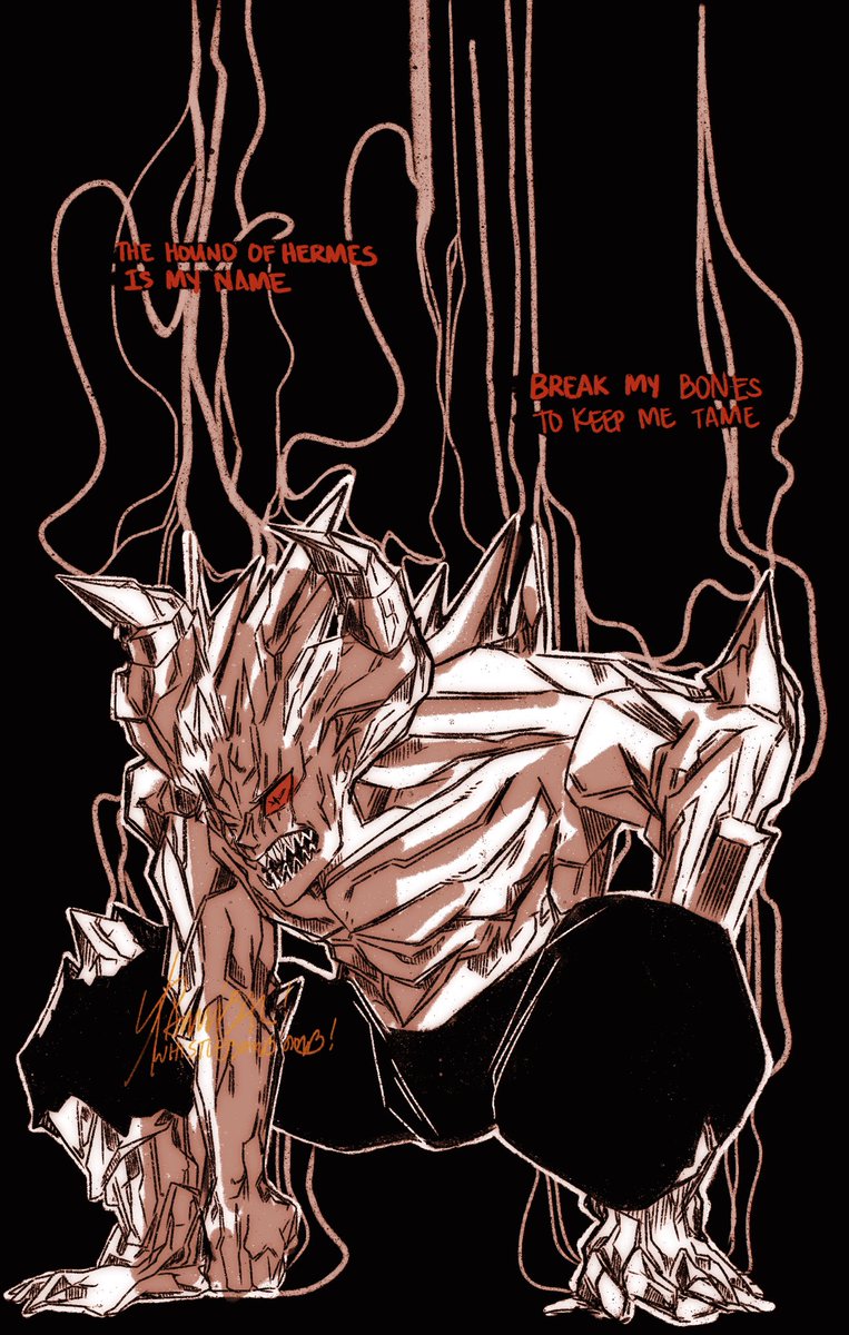 whistlebombomb's tweet photo. #KrBkMonth2021 #kiribaku
7: Bodyguard

In the name of God all impure souls of the living dead shal be banished into eternal damnation. Amen.

Ser Katsuki Bakugou Hellsing and his Hound from Hell. AU. https://t.co/zk4FFhLJNK