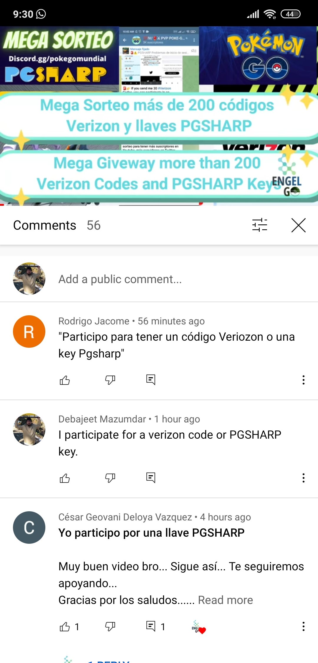 Engel Go Mega Giveaway For Verizon Codes And Pgsharp Keys Standard Edition Pokemon Go By Engel T Co Dwfcj1dnei Rules To Win 1 Subscribe Activate Notifications