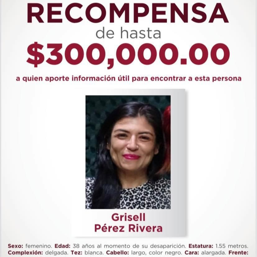 msalguerb's tweet image. #TeBuscamosGrisell Hay una recompensa de 300 mil pesos a quien proporcione información sobre el paradero de Grisell