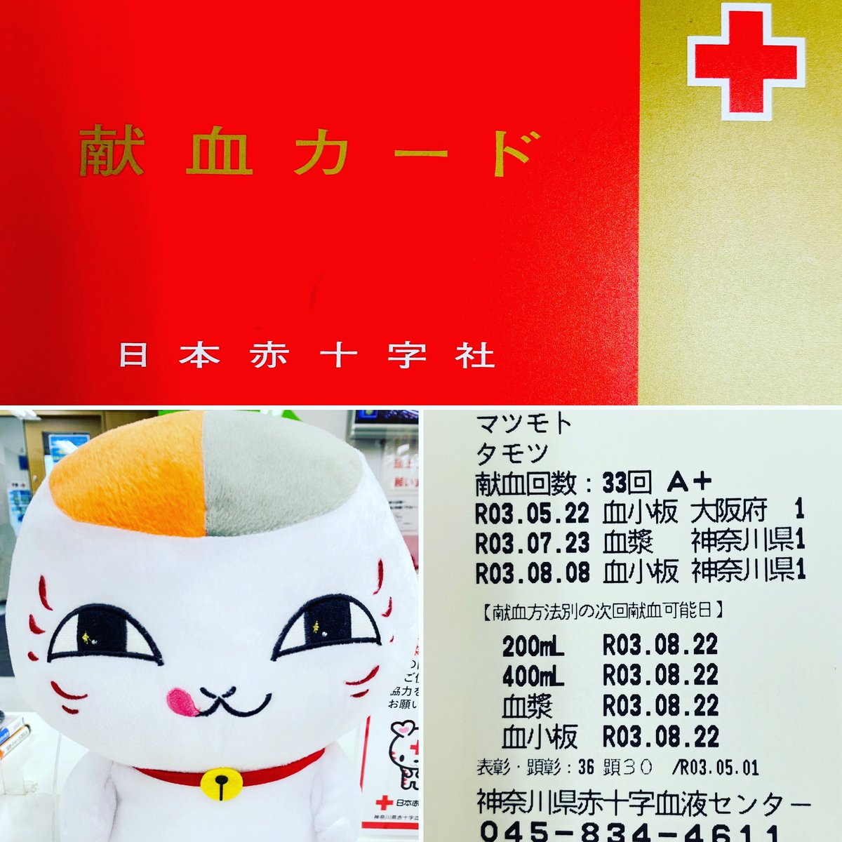 chalsv001's tweet photo. 厚木に来て2度目の献血💉

ここ数ヶ月間、めっちゃ血圧が高い🥵💦💦💦💦
なんとかしないと献血も出来なくなるなぁ😭😭😭
そろそろなんとかしないと、、、🥵💦💦💦

さて今日の予定は全てキャンセルして部屋でのんびりします😄😄😄✌️ https://t.co/VOWS3XovGq
