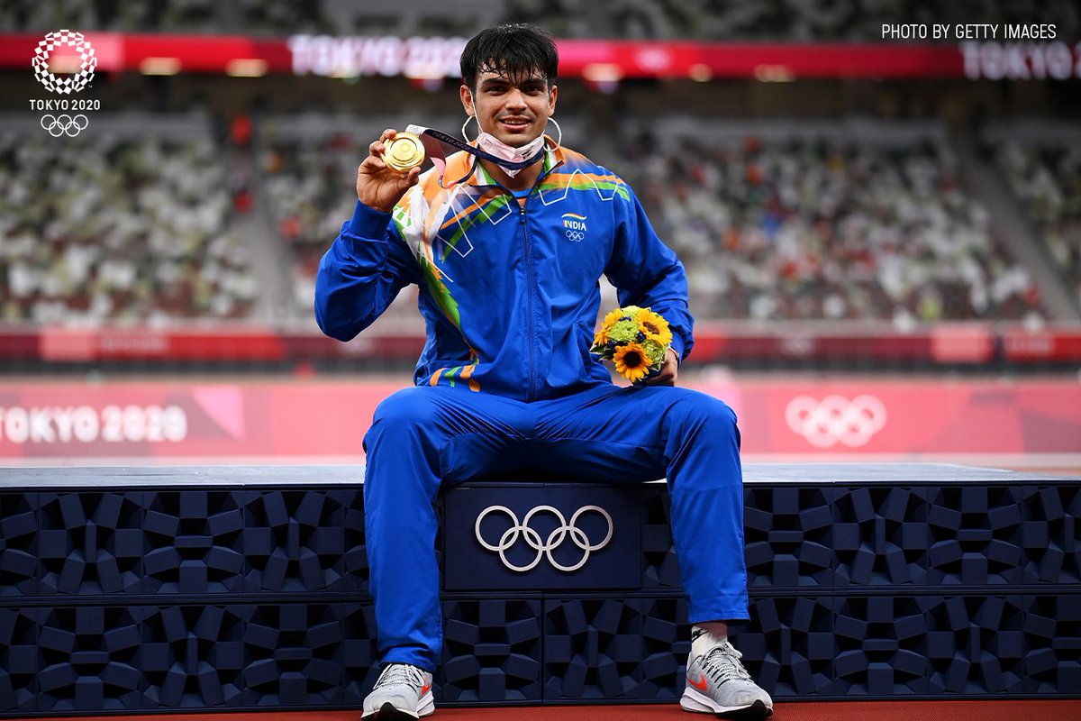 iVBajpai's tweet photo. और इतिहास रचा गया 🇮🇳
Proud of you. 💐😎
#NeerajChopra #Olympics2020 #Javelin https://t.co/IvYHMHyICx