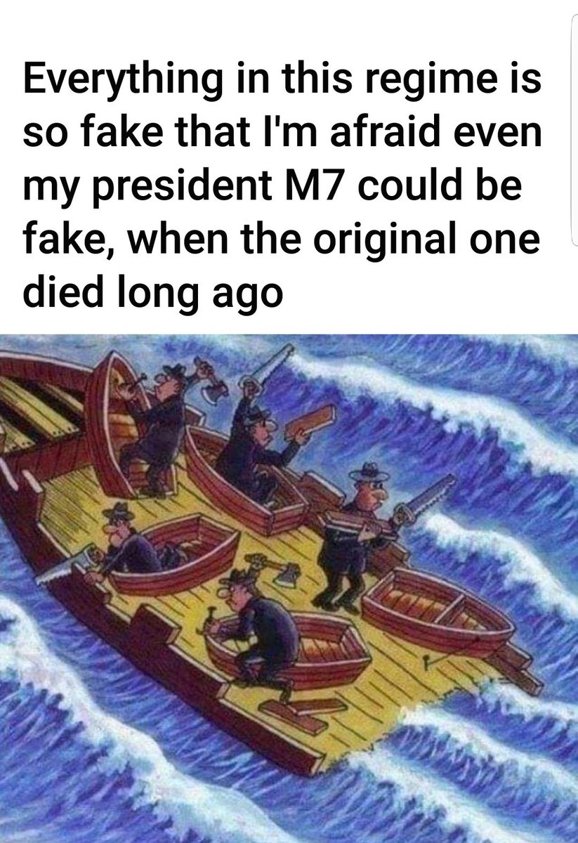 Mmm!
So in Uganda it's a big crime to SAY someone is dead but not a crime for someone to shot/kill innocent citizens!!
#CursedRegime
<a href="/SylviaNakibuule/">#🇺🇬WeAreOnOurOwn</a> <a href="/SARANALUNGA/">SARA NALUNGA</a> <a href="/KweziMama/">Mama Kwezi of Uganda</a> <a href="/One_PiusJadwar/">PIUS JADWAR</a> <a href="/KOmukungu/">Kelvin Omukungu</a> @AntiMuhoozi