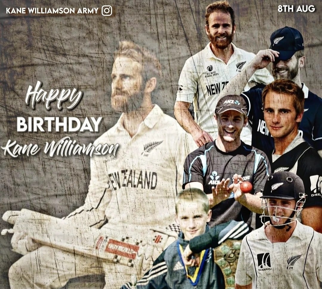 Happy birthday sir Kane williamson   