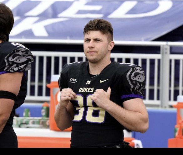 CFB247's tweet photo. Justin Ritter
James Madison University, Kicker 2019-2021 https://t.co/aBs03XfbBw