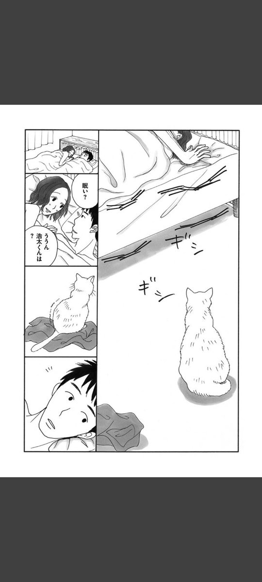一匹の白猫と飼い主の青年の短いお話です。(4/6)

#世界ねこの日
#漫画が読めるハッシュタグ 
#冬川智子 
#ミーコ 
