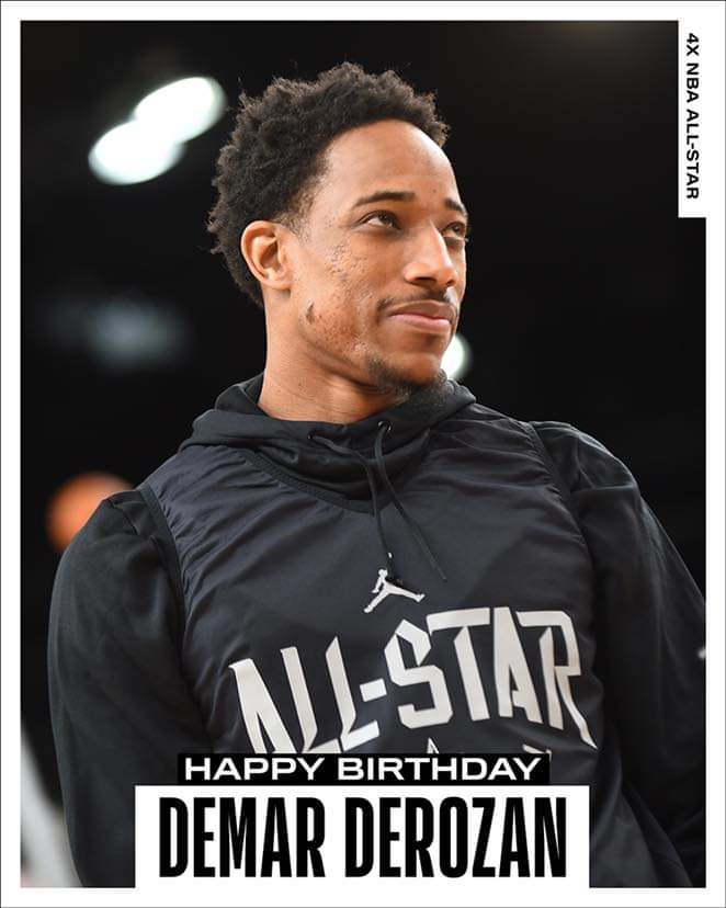 Join us in wishing DeMar DeRozan a HAPPY 32nd BIRTHDAY!         